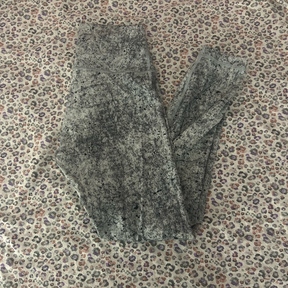 lululemon athletica speckled gray leggings